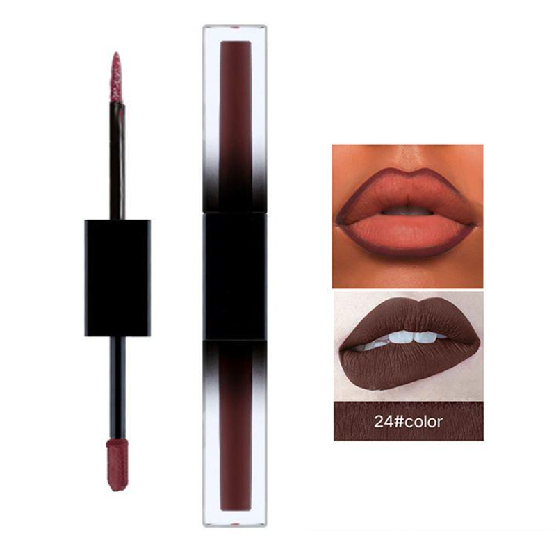 Creion de buze mat multicolor Double Head Lip Gloss Vendor