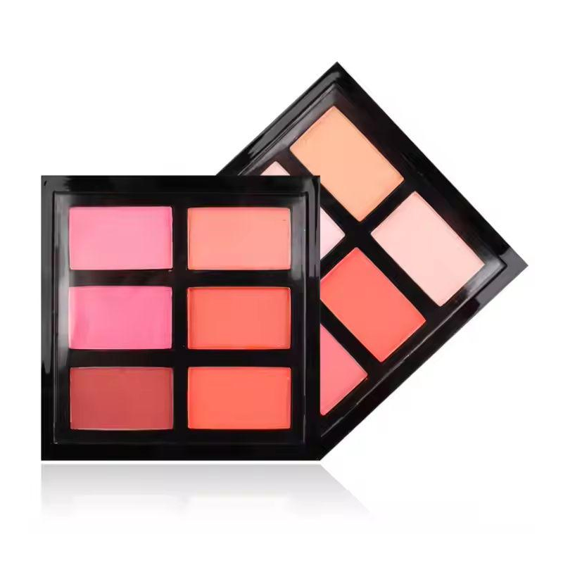 Fără logo Cosmetic Mineral roz Organic Blush Palette