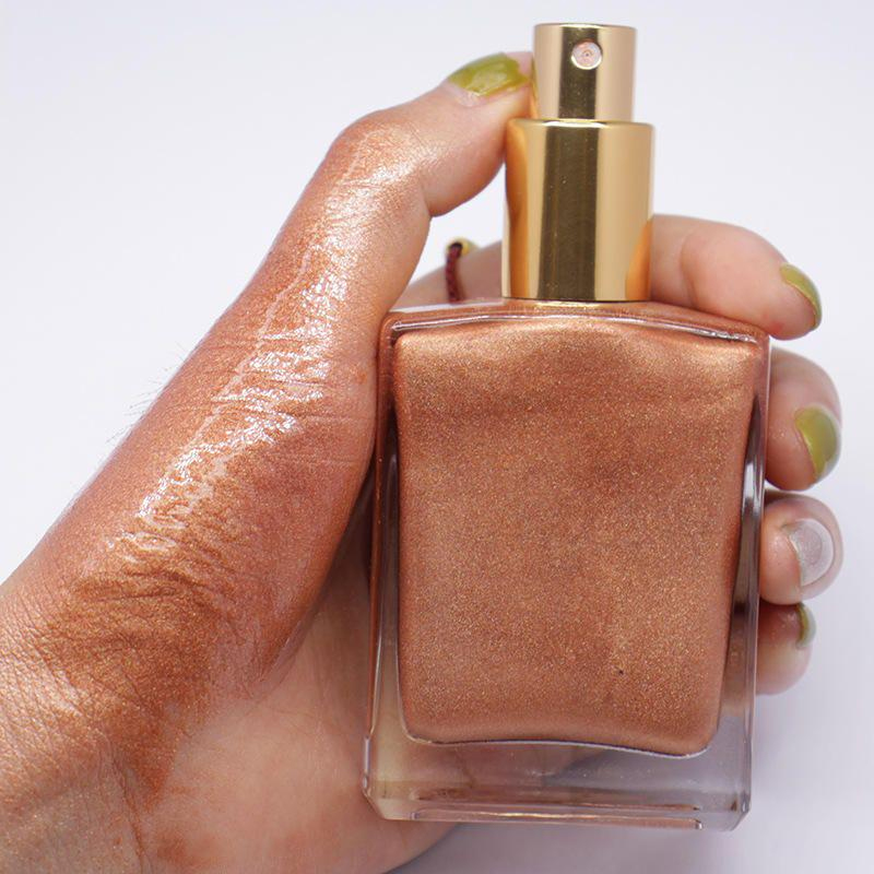 Iluminator de înaltă calitate Bronz Body Shimmer Oil Cosmetice Makeup Liquid Highlighter