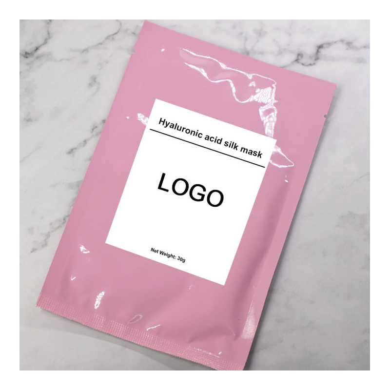 35g Foaie de față Mască de față cu acid hialuronic organic hidratant și mătase