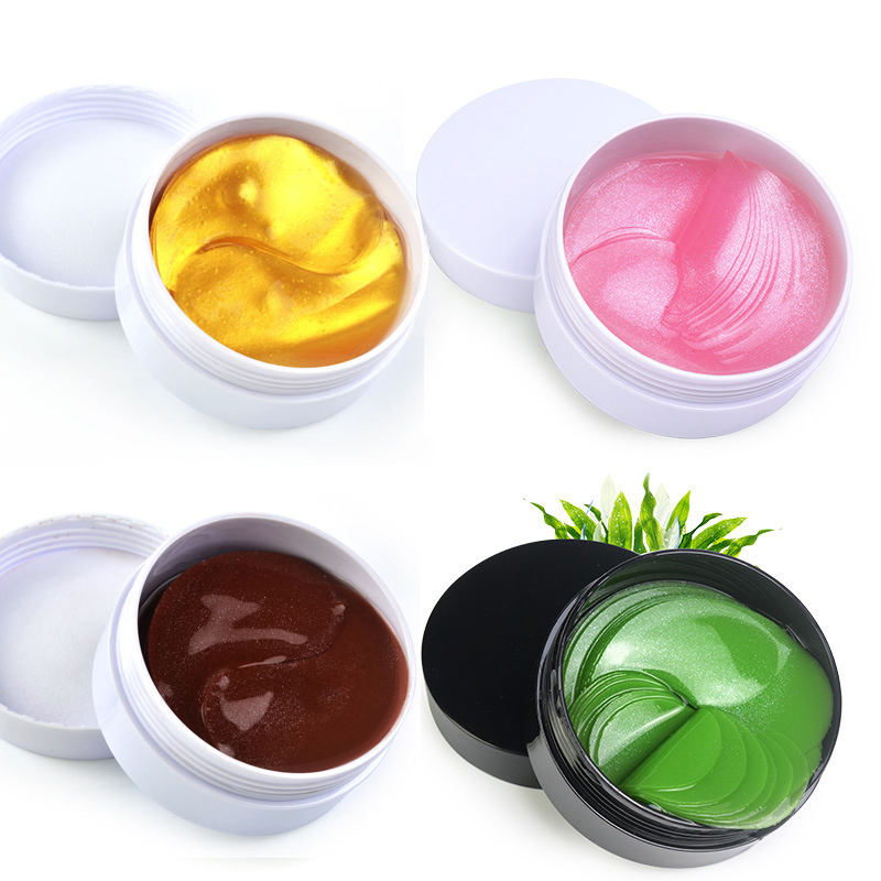 Plasturi de aur de 24K pentru ochi Mască de ochi Anti-îmbătrânire Colagen Acid hialuronic Mască de sub ochi Îndepărtează cearcănele