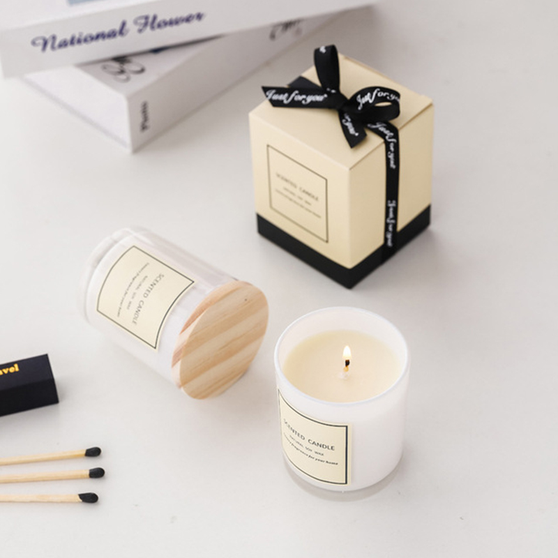 150 g Lumânări romantice rotunde din ceară de soia pentru ziua de naștere, lumânări parfumate de lux, lucrate manual vegan, set cadou