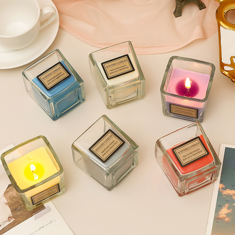 120 g Parfumuri Lumanari parfumate de casa parfumate Lumanari cu borcan de aromaterapie de lunga durata.