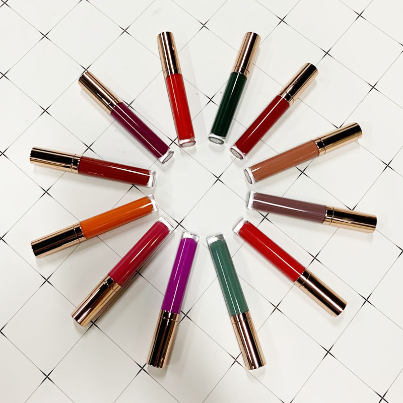 Cosmetics Make Lip Gloss No Label Ruj lichid mat Luciu de buze 30 de culori