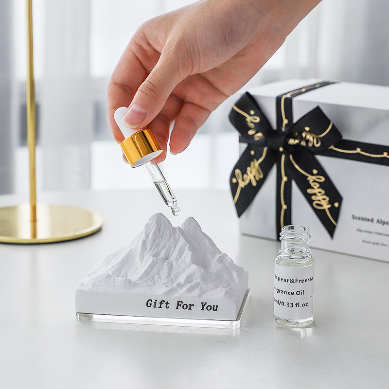 Difuzor de aer condiționat din gips solid, pandantiv din piatră, aromoterapie ecologică, decorare interioară a mașinii, parfum de priză de aer pentru nuntă